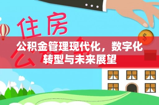 磴口公积金管理现代化，数字化转型与未来展望