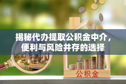磴口揭秘代办提取公积金中介，便利与风险并存的选择