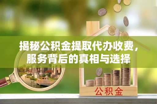 磴口揭秘公积金提取代办收费，服务背后的真相与选择