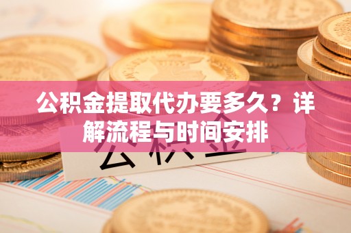 磴口公积金提取代办要多久？详解流程与时间安排