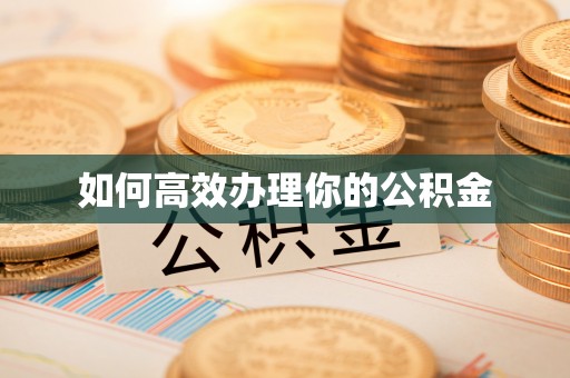 磴口如何高效办理你的公积金