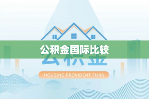 磴口公积金国际比较