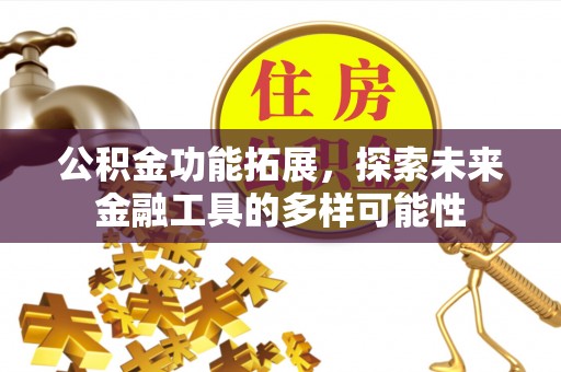 磴口公积金功能拓展，探索未来金融工具的多样可能性