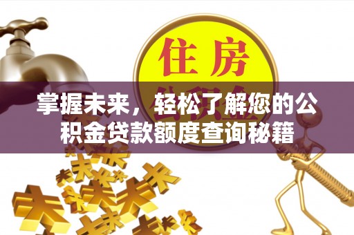 磴口掌握未来，轻松了解您的公积金贷款额度查询秘籍