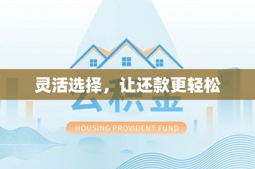 磴口灵活选择，让还款更轻松