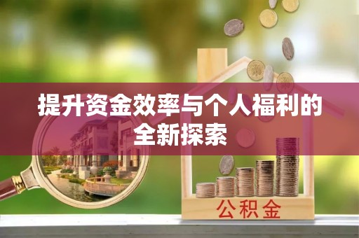 磴口提升资金效率与个人福利的全新探索