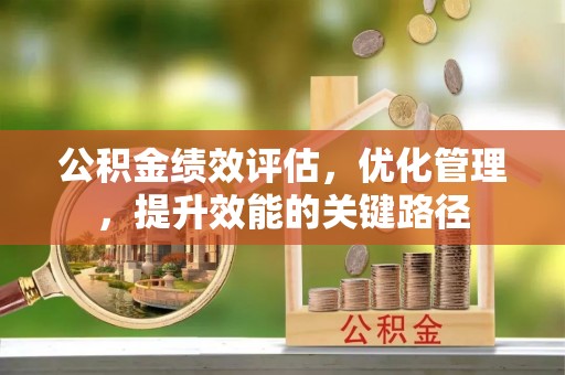 磴口公积金绩效评估，优化管理，提升效能的关键路径