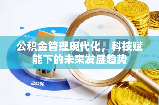 磴口公积金管理现代化，科技赋能下的未来发展趋势