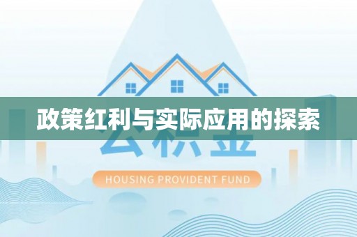 磴口政策红利与实际应用的探索