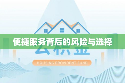 磴口便捷服务背后的风险与选择